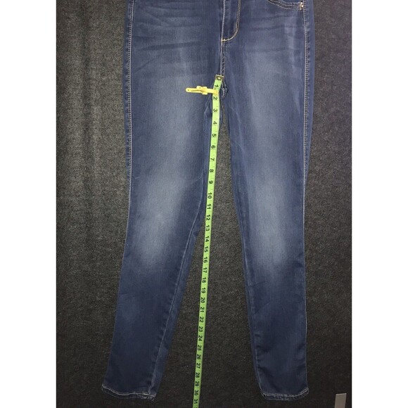 Seven7 Jeans Women's Size 6 High Rise Skinny Medium‎ Blue Wash  7 On Back Pocket - Picture 12 of 12